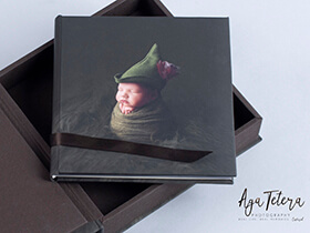 Photo Wrapped Baby Photo Books and Albums